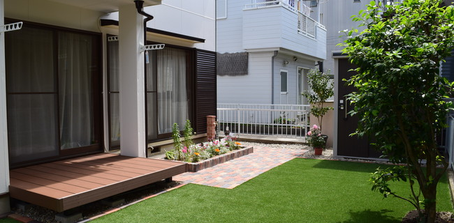 植栽　シンボルツリー　写真