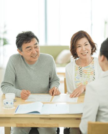 ご夫婦　打ち合わせ風景　写真